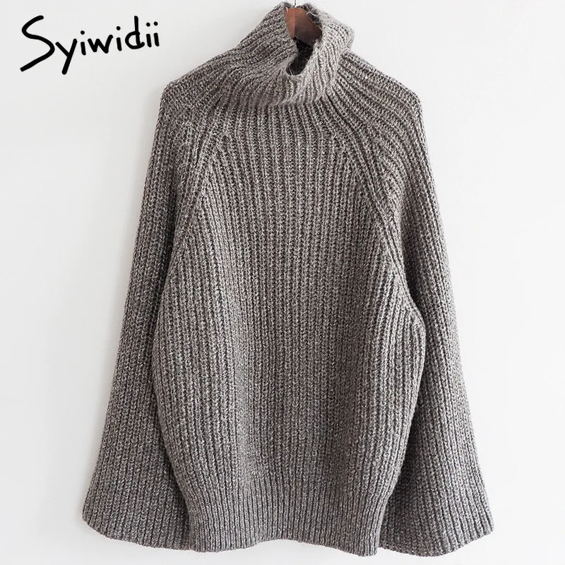 Turtleneck Autumn Winter Sweater Women Flare Sleeve Womens Thicken Knitted Long Sleeve Knitting Tops Blouse Shirt Pullovers 2019
Turtleneck Autumn Winter Sweater Women Flare Sleeve Womens Thicken Knitted Long Sleeve Knitting Tops Blouse Shirt Pullovers 2019