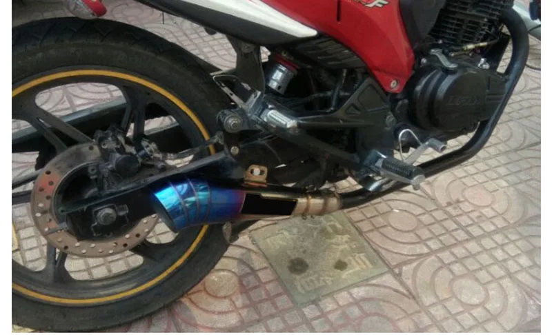 TKOSM Full Exhaust Pipe Systems for GP HP R6 Muffler 51MM Akrapovic Exhaust Motorcycle GY6 Scooter 125cc Escape Scooter Exhaust
TKOSM Full Exhaust Pipe Systems for GP HP R6 Muffler 51MM Akrapovic Exhaust Motorcycle GY6 Scooter 125cc Escape Scooter Exhaust