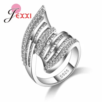 Fashion 925 Sterling Silver Design Sense CZ Zircon Fine Jewelry Engagement Rings Anniversary For Women Wedding
Fashion 925 Sterling Silver Design Sense CZ Zircon Fine Jewelry Engagement Rings Anniversary For Women Wedding