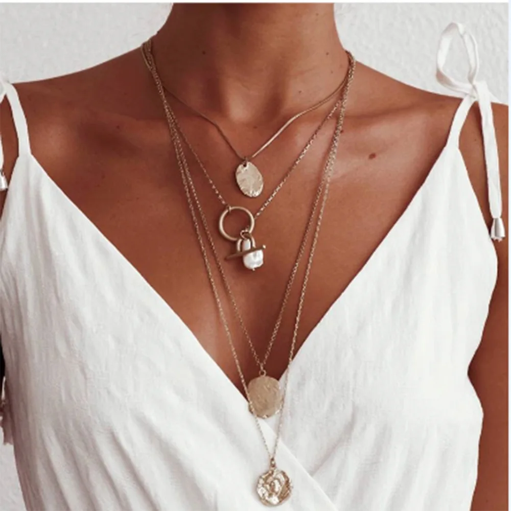 KMVEXO New Multilayer Pearls Necklaces & Pendants For Women Girls Vintage Boho Gold Choker Necklace 2019 Female Coin Jewelry
KMVEXO New Multilayer Pearls Necklaces & Pendants For Women Girls Vintage Boho Gold Choker Necklace 2019 Female Coin Jewelry