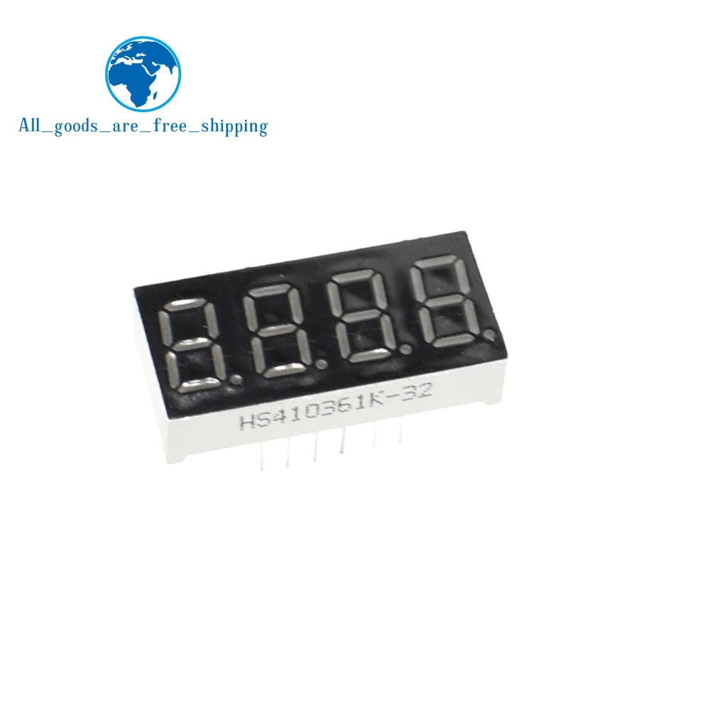 TZT 0.56 inch 4bit Common Cathode Digital Tube Red LED Digit Display 7 Segment 0.5inch 0.5 0.56 inch 0.56'' 0.56in. 4 Four bit
TZT 0.56 inch 4bit Common Cathode Digital Tube Red LED Digit Display 7 Segment 0.5inch 0.5 0.56 inch 0.56'' 0.56in. 4 Four bit