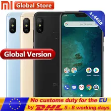 Global Version Original Xiaomi Mi A2 Lite 64GB ROM SmartPhone Snapdragon 625 4GB RAM Octa Core Dual Camera 5.84" Full Screen(China)