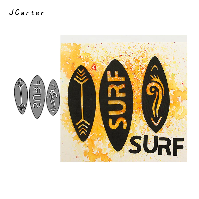 JC Metal Cutting Dies for Scrapbooking Craft Die Surf Surfboard Dies Cut Stencil Handmade Card Making Model Template Decoration
JC Metal Cutting Dies for Scrapbooking Craft Die Surf Surfboard Dies Cut Stencil Handmade Card Making Model Template Decoration