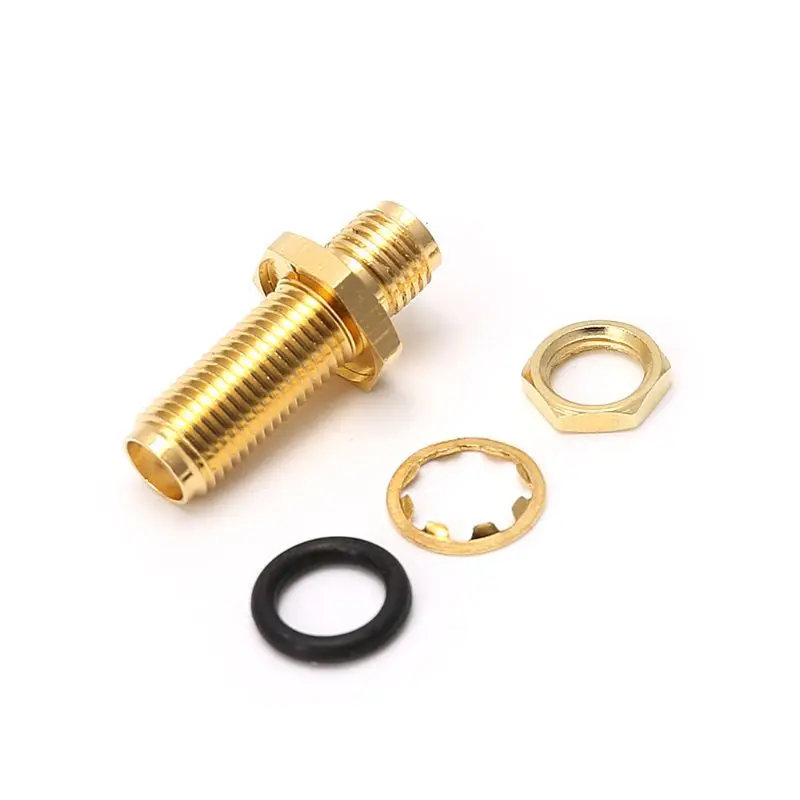 SMA Female Jack RF Connector Straight Coaxial Converter Adapter Panel Mount O-Ring Connectors | Обустройство дома