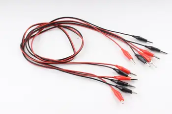 4MM Dual Multimeter Alligator Clip Crocodile to Banana Cilp Cable 4MM Connector Oscilloscope Test Probe Cable 1M 3FT Red Black
4MM Dual Multimeter Alligator Clip Crocodile to Banana Cilp Cable 4MM Connector Oscilloscope Test Probe Cable 1M 3FT Red Black