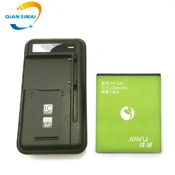 New 1PCS Universal battery Charger + 1PCS JIAYU G2F battery 2200mAh High quality for jiayu G2 G2F G2S Mobile Phone
New 1PCS Universal battery Charger + 1PCS JIAYU G2F battery 2200mAh High quality for jiayu G2 G2F G2S Mobile Phone