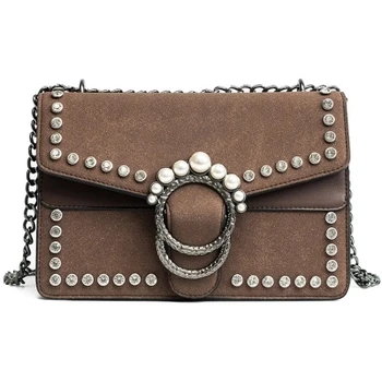 New Luxury brand bag women messenger bags Small Pearl cross body Retro Suede chains shoulder bags fashion handbag Travel Clutch
New Luxury brand bag women messenger bags Small Pearl cross body Retro Suede chains shoulder bags fashion handbag Travel Clutch