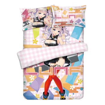 4Pcs/set YouTuber Anime Kaguya Luna Official Fate Bedding Sets With Pillow Cases Bed Sheet Duvet Cover Set for kid 1.2M/1.5M Bed
4Pcs/set YouTuber Anime Kaguya Luna Official Fate Bedding Sets With Pillow Cases Bed Sheet Duvet Cover Set for kid 1.2M/1.5M Bed