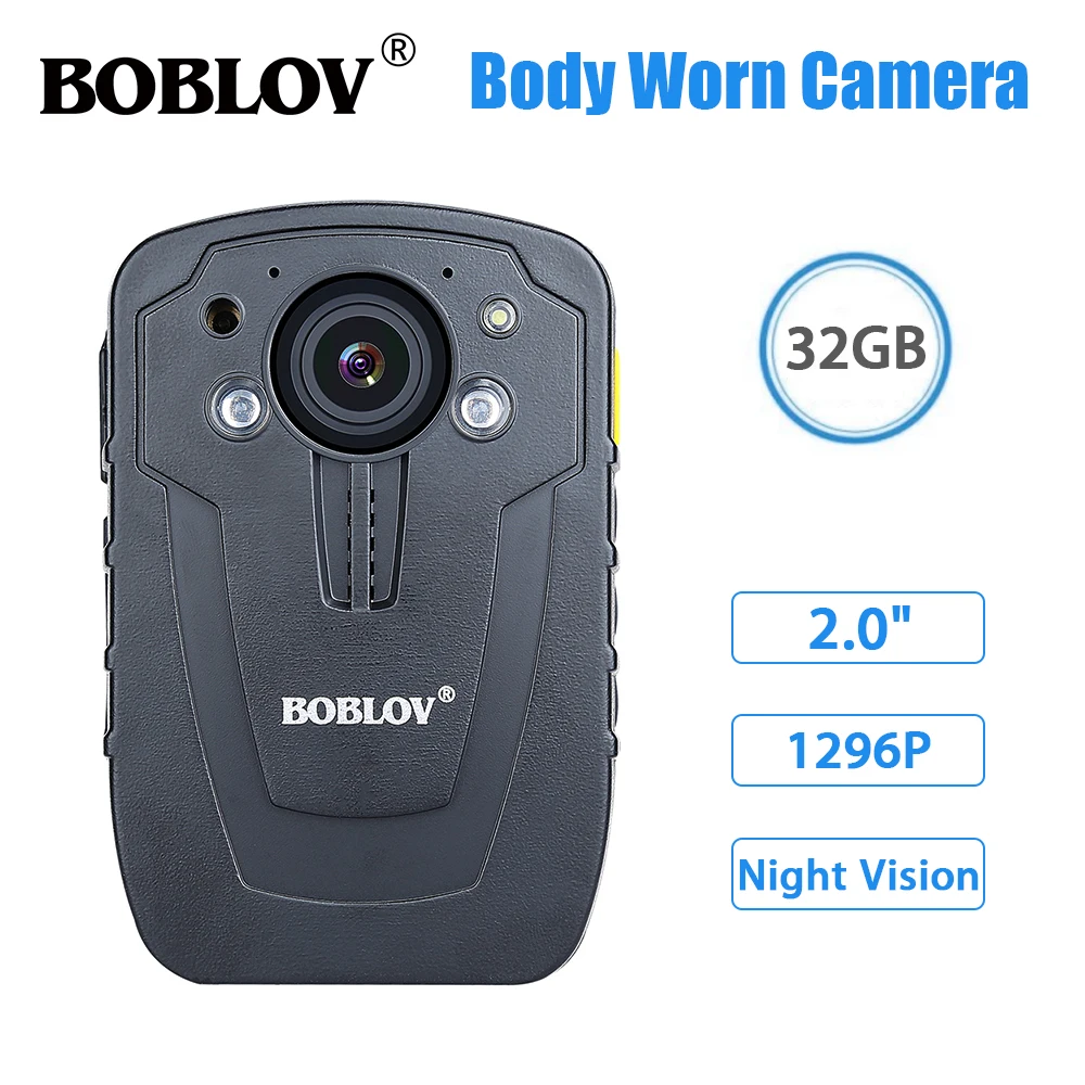 Boblov New Updated Body Camera HD31-D Ambarella A7 32GB HD1080P Mini Worn Police Camare Lapel Video Recorder DVR IR Night Vision
Boblov New Updated Body Camera HD31-D Ambarella A7 32GB HD1080P Mini Worn Police Camare Lapel Video Recorder DVR IR Night Vision