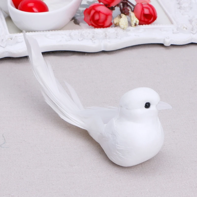 Mini White Magnet Craft Birds Adorable Decorative Doves Artificial Foam Home Decor 
Mini White Magnet Craft Birds Adorable Decorative Doves Artificial Foam Home Decor