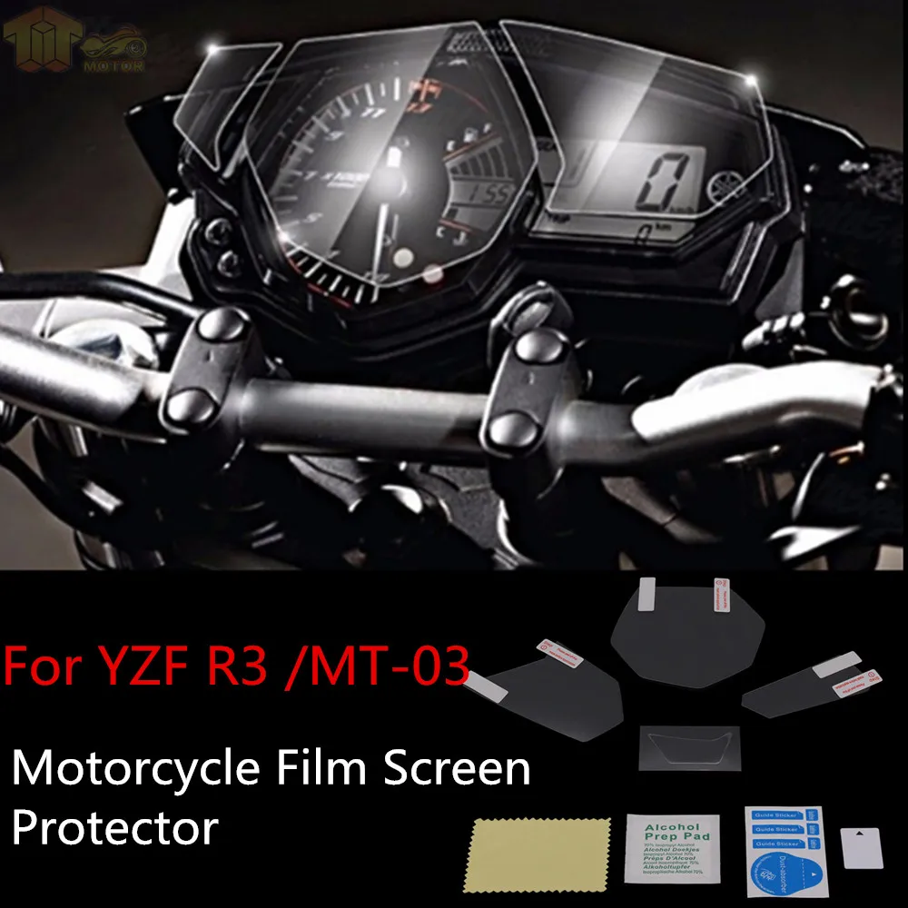 CK CATTLE KING New For Yamaha R3 YZF R3 MT-03 MT03 Cluster Scratch Protection Film Screen Protector for Yamaha YZF-R3 MT 03
CK CATTLE KING New For Yamaha R3 YZF R3 MT-03 MT03 Cluster Scratch Protection Film Screen Protector for Yamaha YZF-R3 MT 03