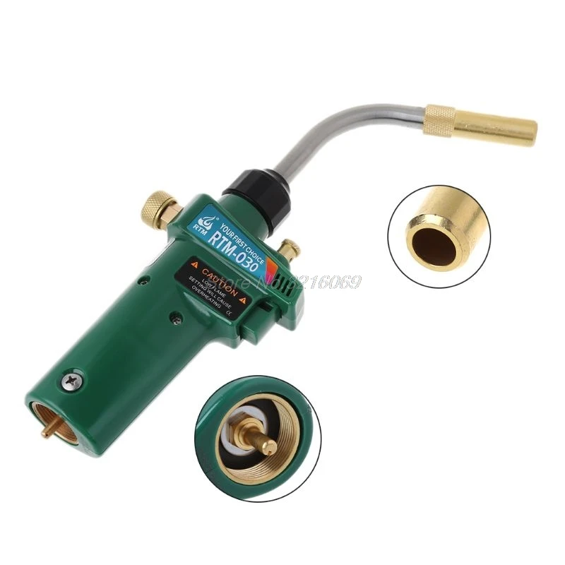 Self Ignition Welding Torch RTM030 Soldering MAPP Propane Gas Fire Gun Aug12 Drop Ship
Self Ignition Welding Torch RTM030 Soldering MAPP Propane Gas Fire Gun Aug12 Drop Ship