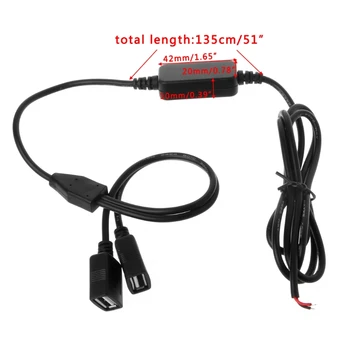 NEW Car Charger Dual USB Female Plug 12V to 5V 3A DC to DC Power Supply Converter For DVR Newqiang
NEW Car Charger Dual USB Female Plug 12V to 5V 3A DC to DC Power Supply Converter For DVR Newqiang