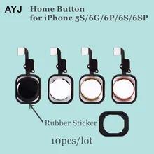 10pcs Home Button for iPhone 5S SE 2016 6 6plus 6S Plus 5.5" with Flex Cable Rubble Pad Assembly Black Silver Rose Gold Color
10pcs Home Button for iPhone 5S SE 2016 6 6plus 6S Plus 5.5" with Flex Cable Rubble Pad Assembly Black Silver Rose Gold Color