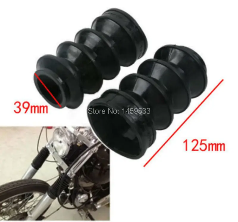 

Rubber Fork Gaiters Gators Boots Fits For Harley HD Sportster XL Dyna FXR Bobber Iron 883 XL883 Sporster 1200 39mm