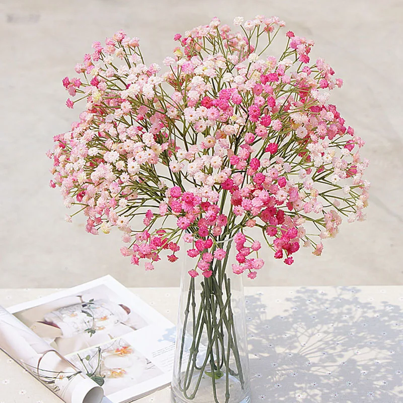 1 pcs 135 mini heads DIY Artificial Flower Gypsophila Fake Silicone plant for Wedding Home Party Decorations 6 Colors
1 pcs 135 mini heads DIY Artificial Flower Gypsophila Fake Silicone plant for Wedding Home Party Decorations 6 Colors