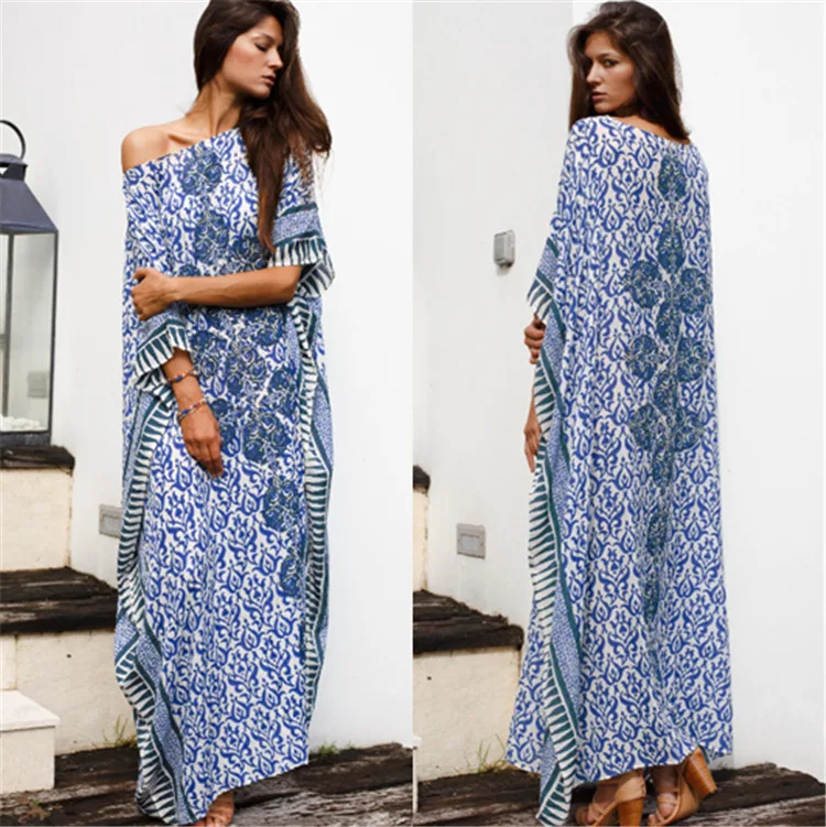Kaftan Beach Dresses Swimwear Ladies Swimsuit Female Cover Up Bath Clothes Long Dress Sundress Bathing Robes Outside Skirt Loose
Kaftan Beach Dresses Swimwear Ladies Swimsuit Female Cover Up Bath Clothes Long Dress Sundress Bathing Robes Outside Skirt Loose