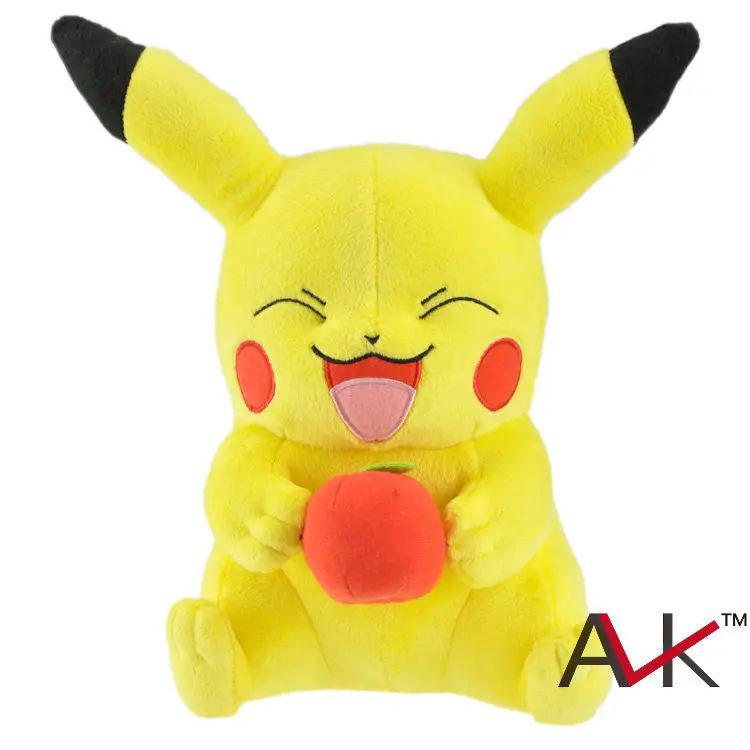 Anime 25cm Smiling Pikachu with Apple Plush Toys Fashion Cartoon Plush Movies & TV Brinquedos
Anime 25cm Smiling Pikachu with Apple Plush Toys Fashion Cartoon Plush Movies & TV Brinquedos