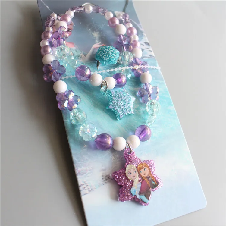 Disney cartoon Frozen children necklace bracelet female sweater Elsa doll accessories chain girl birthday gift cosmetic ring
Disney cartoon Frozen children necklace bracelet female sweater Elsa doll accessories chain girl birthday gift cosmetic ring