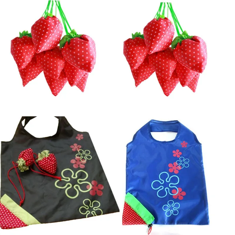 Recycling Bag Simple Strawberry Fruit Green Folding Convenience Shopping Bag Women Bag Random Pattern Fower Shopping
Recycling Bag Simple Strawberry Fruit Green Folding Convenience Shopping Bag Women Bag Random Pattern Fower Shopping