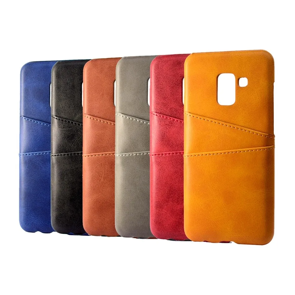 Luxury Leather Back Cover Case for Samsung Galaxy A8 A7 A9 A6 Plus 2018 A10 A50 Retro Hand Sewing Cover With Card Slots
Luxury Leather Back Cover Case for Samsung Galaxy A8 A7 A9 A6 Plus 2018 A10 A50 Retro Hand Sewing Cover With Card Slots