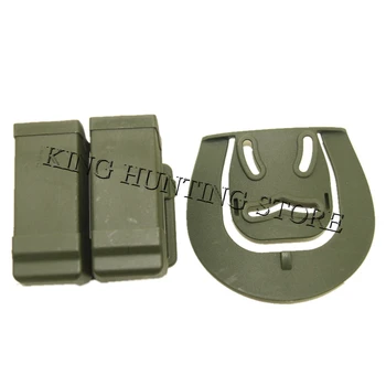 Hunting Gear Airsoft Double 2 Magazine Belt Pouch Case fit 9mm Magazine Pouch CQC Gl19 P226 M9 Gun Holster Pouch with Belt Loop
Hunting Gear Airsoft Double 2 Magazine Belt Pouch Case fit 9mm Magazine Pouch CQC Gl19 P226 M9 Gun Holster Pouch with Belt Loop