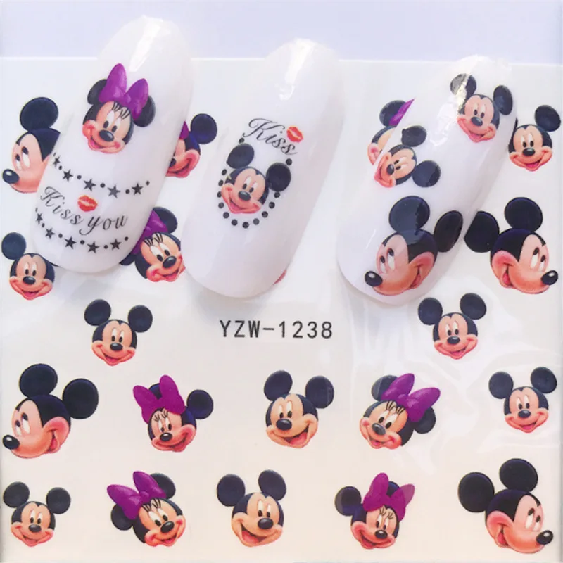 Nail Art Sticker Water Decals Mickey Mouse Nails Slider Tape Decorations Accessoires Manicure Foil Adhesive Wraps Polish Tattoo
Nail Art Sticker Water Decals Mickey Mouse Nails Slider Tape Decorations Accessoires Manicure Foil Adhesive Wraps Polish Tattoo