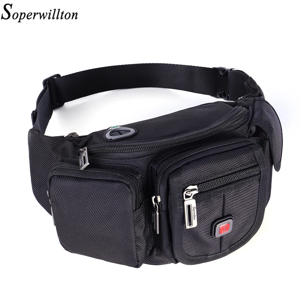 Soperwillton Man Waist Pack Brand 2019 Fashion Oxford Men's Waist Bag Black Casual Funny Pack Male Travel Crossbody Bag #J809
Soperwillton Man Waist Pack Brand 2019 Fashion Oxford Men's Waist Bag Black Casual Funny Pack Male Travel Crossbody Bag #J809