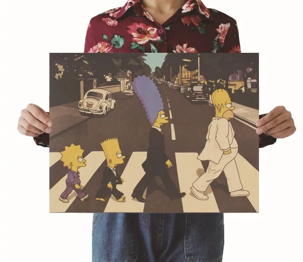 The Simpsons Cross Street Vintage Kraft Paper Movie Poster Map Home Decor Art Retro Posters and Prints Decorativos
The Simpsons Cross Street Vintage Kraft Paper Movie Poster Map Home Decor Art Retro Posters and Prints Decorativos