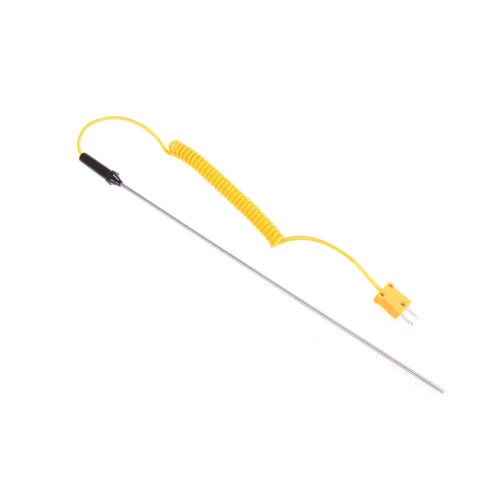 -50 Celsius - 1200 Celsius K-type thermocouple probe thermometer Digit New Probe Length:300MM 1PCS
-50 Celsius - 1200 Celsius K-type thermocouple probe thermometer Digit New Probe Length:300MM 1PCS