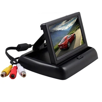 4.3" HD Foldable Rearview Car Monitor Reversing Backup Color TFT LCD Display Screen for Truck Vehicle Backup Rear View Camera
4.3" HD Foldable Rearview Car Monitor Reversing Backup Color TFT LCD Display Screen for Truck Vehicle Backup Rear View Camera