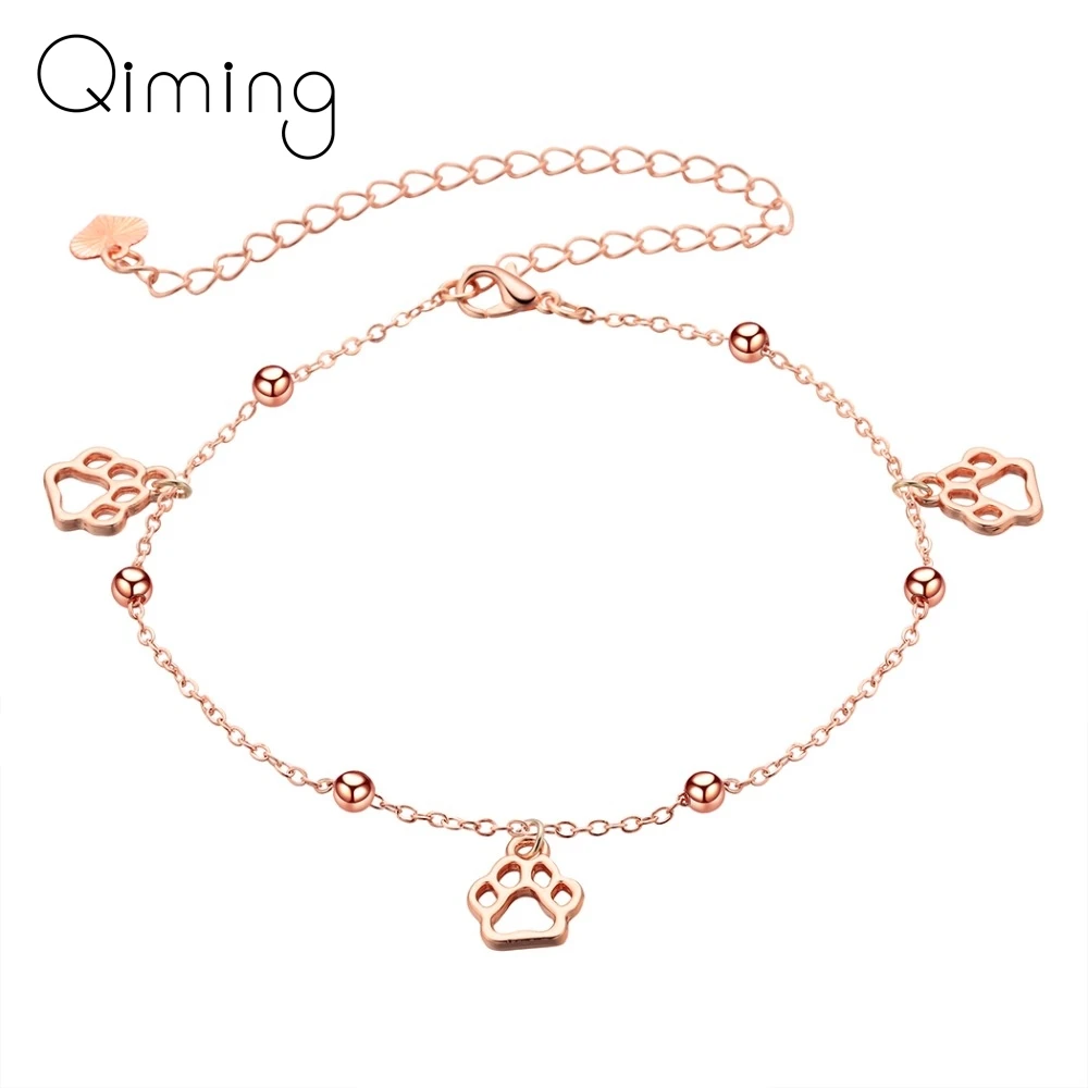 Summer Beach Sexy Cat Dog Puppy Paw Print Animal Beads Ball Anklet Women Bracelet Foot Lover Chain Birthday Christmas Gift
Summer Beach Sexy Cat Dog Puppy Paw Print Animal Beads Ball Anklet Women Bracelet Foot Lover Chain Birthday Christmas Gift