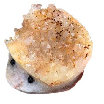 natural yellowcrystal cluster gemstone hedgehog reiki healing gemstone handmade carved crystal animal
natural yellowcrystal cluster gemstone hedgehog reiki healing gemstone handmade carved crystal animal
