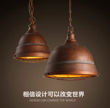 Loft Style Suspension Luminaire American Vintage Pendant Light Bar Restaurant Art Deco Lighting Wrought iron Hanging Lamp
Loft Style Suspension Luminaire American Vintage Pendant Light Bar Restaurant Art Deco Lighting Wrought iron Hanging Lamp