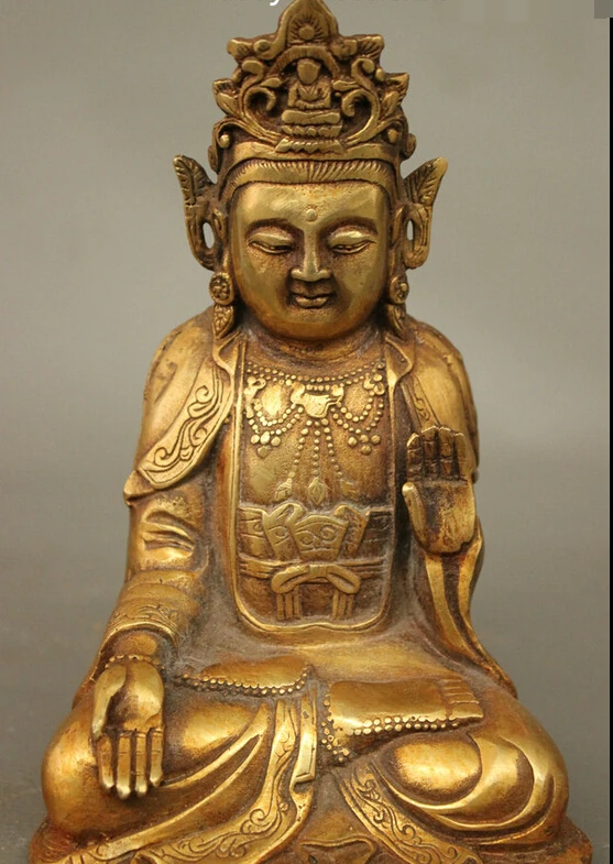 005795 Tibet Buddhism Copper Bronze Gilt Kwan-Yin Boddhisattva Guan Yin Buddha Statue
005795 Tibet Buddhism Copper Bronze Gilt Kwan-Yin Boddhisattva Guan Yin Buddha Statue