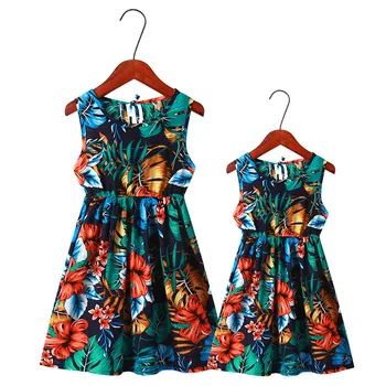 Mother Daughter Dresses Floral Printed Mother and Daughter Clothes Summer Mom And Daughter Beach Dress Family Matching Outfits
Mother Daughter Dresses Floral Printed Mother and Daughter Clothes Summer Mom And Daughter Beach Dress Family Matching Outfits