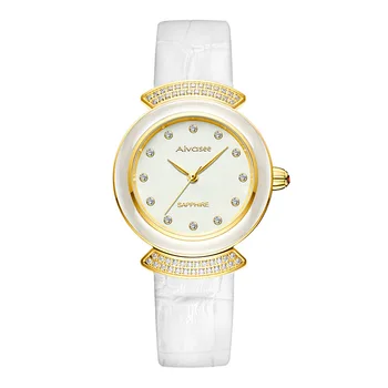 Women's Waterproof Quartz Watch Jade White Jade Rose Gold Leather Sapphire Glass Watch for Femmes Gift Relogio Feminino
Women's Waterproof Quartz Watch Jade White Jade Rose Gold Leather Sapphire Glass Watch for Femmes Gift Relogio Feminino