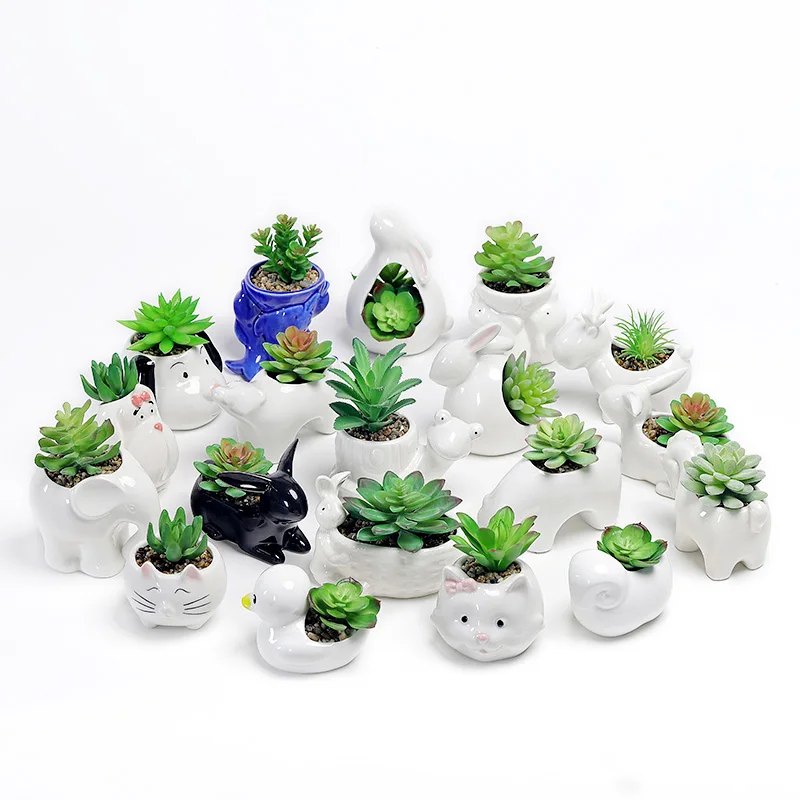 YeFine Cartoon Ceramic Green Plant Garden Bonsai Random Delivery A Flower Pot Include Artificial Flowers Home Office Decoration
YeFine Cartoon Ceramic Green Plant Garden Bonsai Random Delivery A Flower Pot Include Artificial Flowers Home Office Decoration