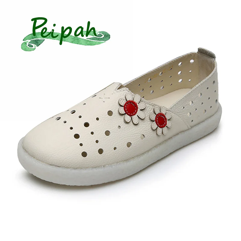 PEIPAH Retro Women's Handmade Shoes Genuine Leather Spring Summer Cut-outs Casual Female Flats Shoes Women Espadrilles
PEIPAH Retro Women's Handmade Shoes Genuine Leather Spring Summer Cut-outs Casual Female Flats Shoes Women Espadrilles