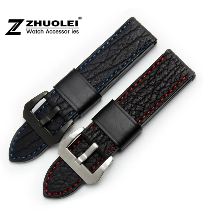 cheap customleather bracelet 20mm 22mm 24mm Handmade Genuine Leather Watch Band strap for PAM Black Seal 
cheap customleather bracelet 20mm 22mm 24mm Handmade Genuine Leather Watch Band strap for PAM Black Seal