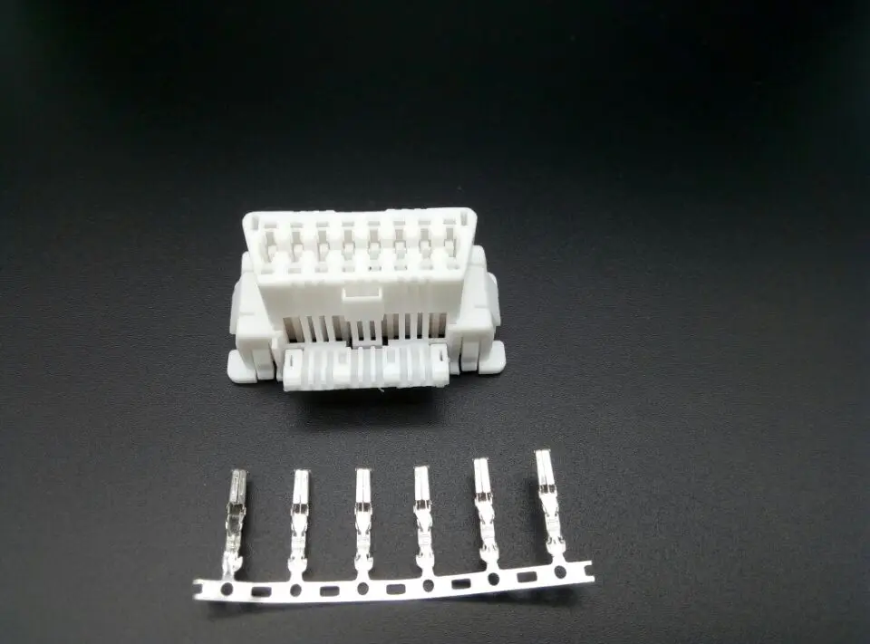 OBDII OBD2 OBD 2 16Pin Female Connector OBD Female Wire Sockets Connector Cable J1962f Plug, Black and white Color available
OBDII OBD2 OBD 2 16Pin Female Connector OBD Female Wire Sockets Connector Cable J1962f Plug, Black and white Color available