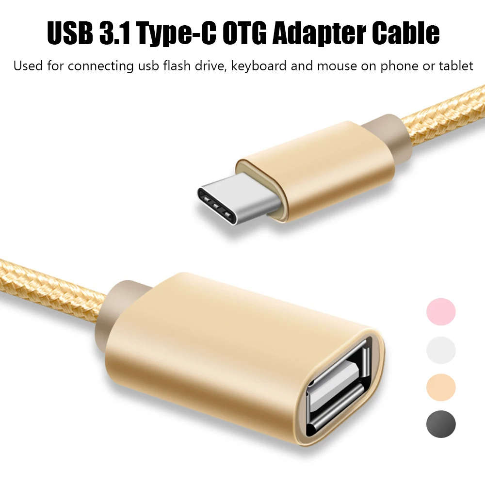 USB Type C to USB 2.0 Converter OTG Adapter Data Cable Male to Female For Samsung Huawei Xiaomi Android Phone
USB Type C to USB 2.0 Converter OTG Adapter Data Cable Male to Female For Samsung Huawei Xiaomi Android Phone