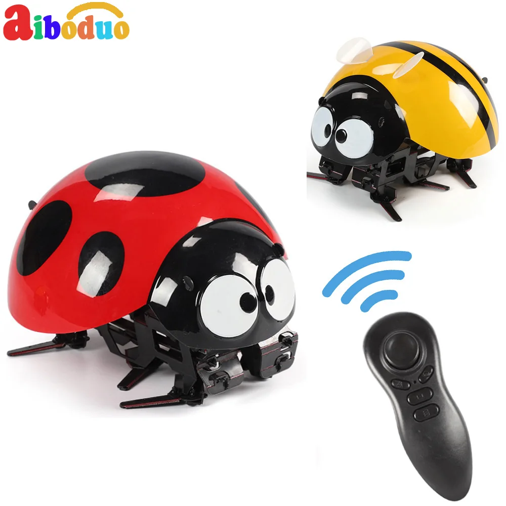 Aiboduo Remote Control Flies Ladybug Bee Simulation Insects Toy Smart The Seven Star Ladybird Toys Children Kids
Aiboduo Remote Control Flies Ladybug Bee Simulation Insects Toy Smart The Seven Star Ladybird Toys Children Kids