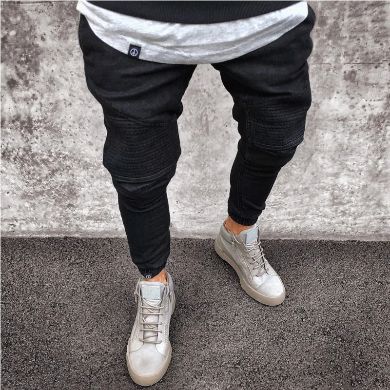 Black Biker Jeans Men High Street Fold Skinny Elasticity Jeans Homme 2018 Brand Slim Fit Skinny Jeans Pants Spijkerbroek Mannen
Black Biker Jeans Men High Street Fold Skinny Elasticity Jeans Homme 2018 Brand Slim Fit Skinny Jeans Pants Spijkerbroek Mannen
