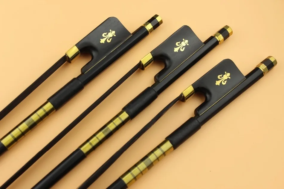 3 pcs New PRO black 4/4 full size Carbon fiber cello bows ebony frog high quality
3 pcs New PRO black 4/4 full size Carbon fiber cello bows ebony frog high quality
