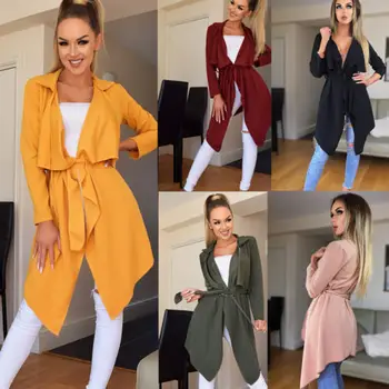 HIRIGIN Fashion Women Long Waterfall Coat Ladies Long Windbreaker Overcoat Jumper Trench
HIRIGIN Fashion Women Long Waterfall Coat Ladies Long Windbreaker Overcoat Jumper Trench