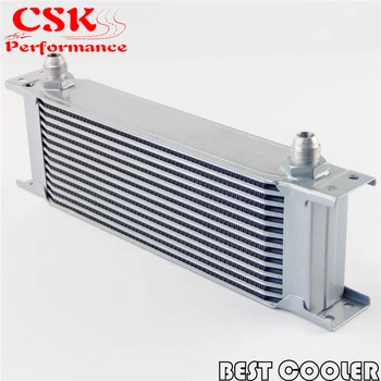 13 Row 8AN Universal Engine Transmission Oil Cooler 3/4"UNF16 AN-8 Silver
13 Row 8AN Universal Engine Transmission Oil Cooler 3/4"UNF16 AN-8 Silver