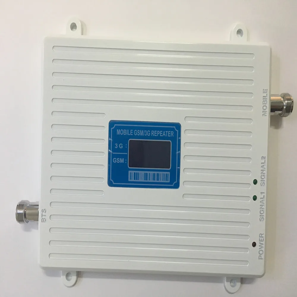 Original New Dual Band LCD display 3G GSM Mobile Phone Signal Repeater GSM 900mhz WCDMA 2100mhz Booster Amplifier +Power Adapter
Original New Dual Band LCD display 3G GSM Mobile Phone Signal Repeater GSM 900mhz WCDMA 2100mhz Booster Amplifier +Power Adapter