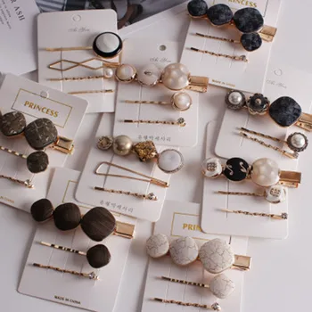 3PCS/Set Vintage Fashion Korean Women Imitiation Pearl Hair Clip Button Hairband Barrette Hairpin Accessories New
3PCS/Set Vintage Fashion Korean Women Imitiation Pearl Hair Clip Button Hairband Barrette Hairpin Accessories New