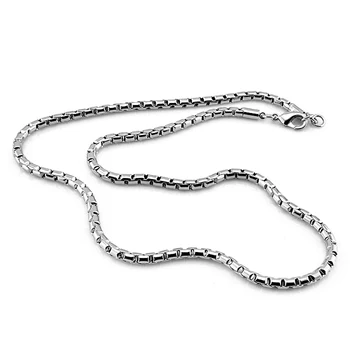 High quality 925 sterling silver necklace jewelry for men Fashion Silver 5MM51cm Box Chain Necklace Punk Style Man Accessories
High quality 925 sterling silver necklace jewelry for men Fashion Silver 5MM51cm Box Chain Necklace Punk Style Man Accessories